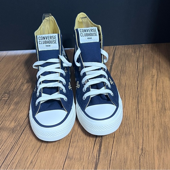 Converse CTAS Hi Top Clubhouse Sneakers M6.5 W8.5 Obsidian Blue/Trailhead Gold - Picture 2 of 12